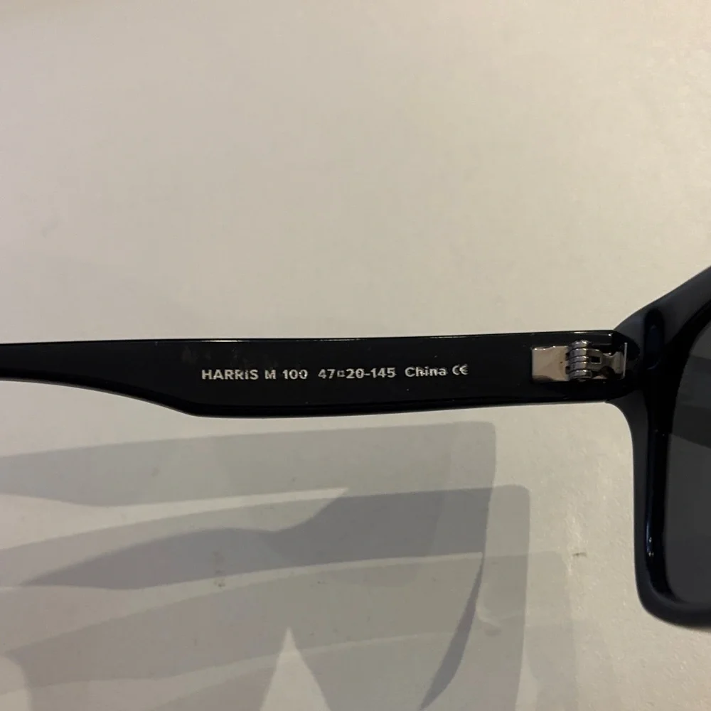 Warby Parker Classic Black Harris Sunglasses with Case